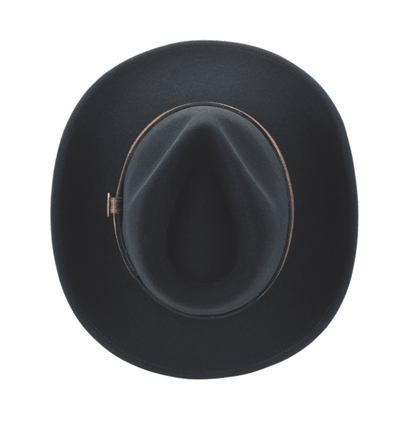 Bullhide Unisex Expedition Black Premium Wool Western Hat 0837BL