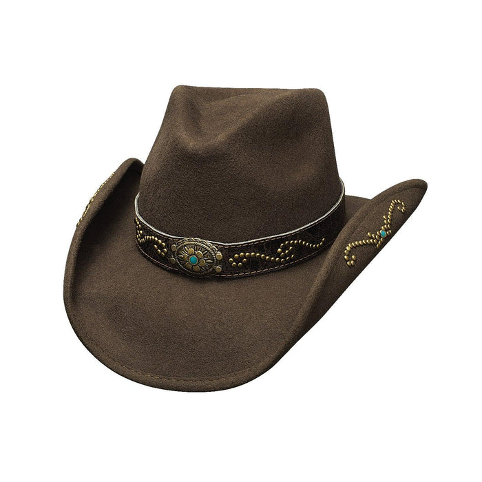 Bullhide Youth More Than Friends Chocolate Wool Western Cowboy Hat 0647CH-Painted Cowgirl Western Store