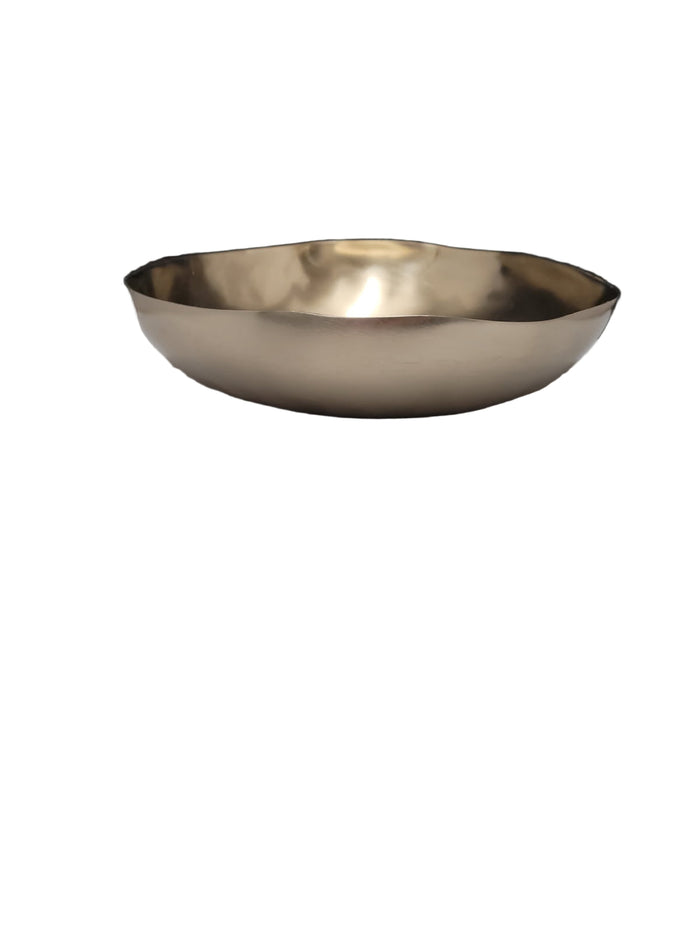 CALABASH BRUSHED GOLD BOWL