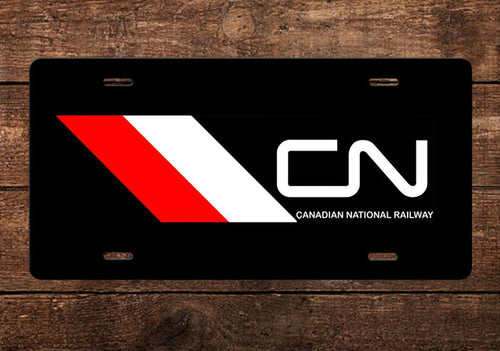 Canadian National (CN) Locomotive License Plate