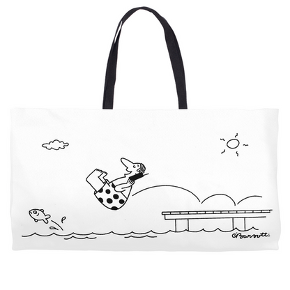 Cartoon Beach Bag / Weekender Tote - Charles Barsotti