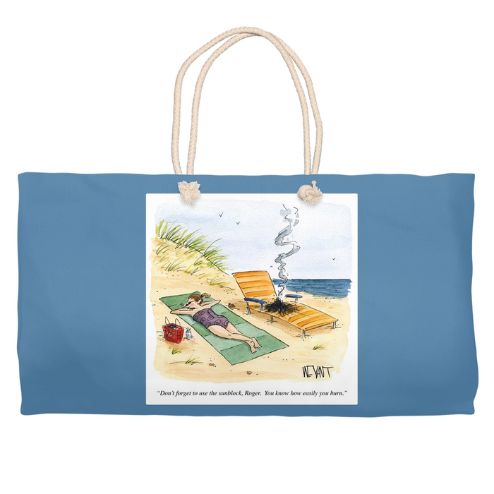 Cartoon Beach Bag / Weekender Tote - Christopher Weyant