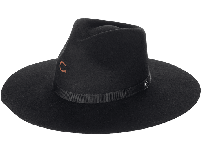 Charlie 1 Horse Youth Highway Jr. Black Felt Girl’s Western Fashion Hat Cowgirl CWHIJR-40340