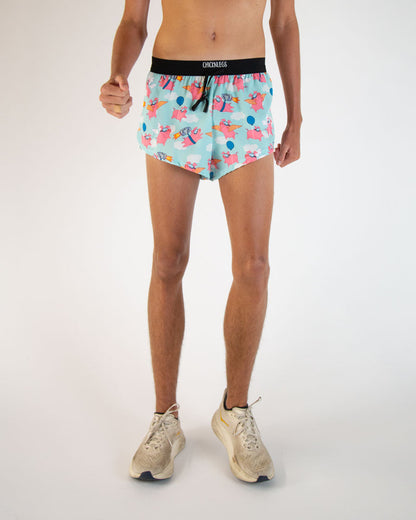Men's Flying Pigs 2" DS Split Shorts