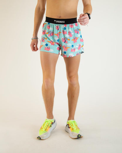 Men's Flying Pigs 4" Half Split Shorts