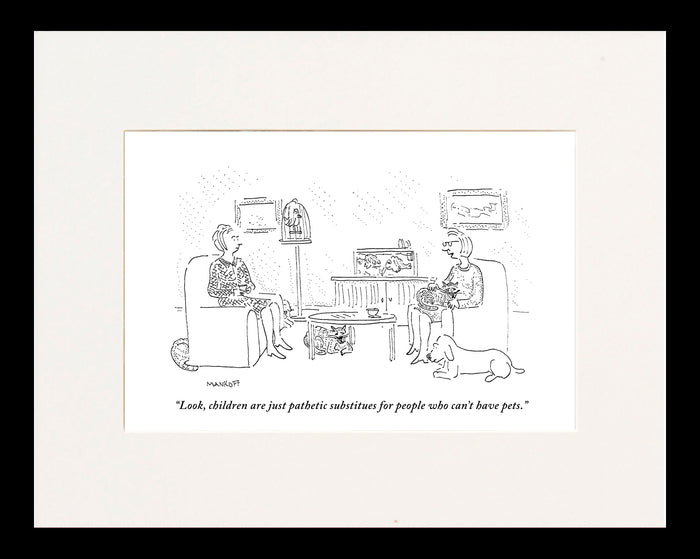 Childfree Cartoon Print