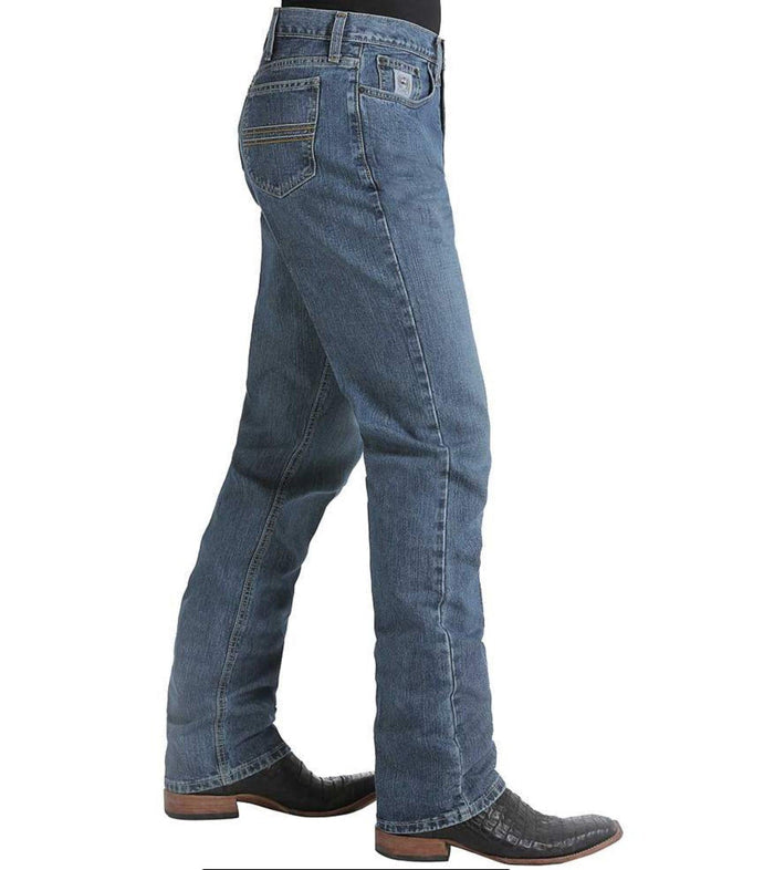 Cinch Men's Silver Label Slim Fit Straight Leg Jeans MB98034001-Painted Cowgirl Western Store