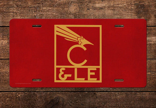 Cincinnati & Lake Erie License Plate