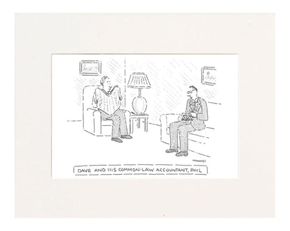 Dave And His Common-Law Accountant, Phil (Man in apartment with accountant.)