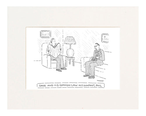 Dave And His Common-Law Accountant, Phil (Man in apartment with accountant.)