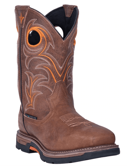 Dan Post Men's Brown Leather Storms Eye Waterproof Composite Toe Work Boots DP59414