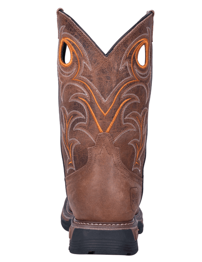 Dan Post Men's Brown Leather Storms Eye Waterproof Composite Toe Work Boots DP59414