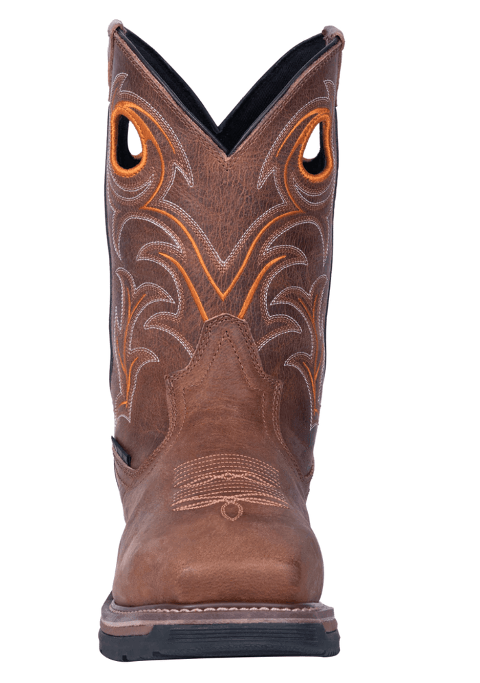 Dan Post Men's Brown Leather Storms Eye Waterproof Composite Toe Work Boots DP59414
