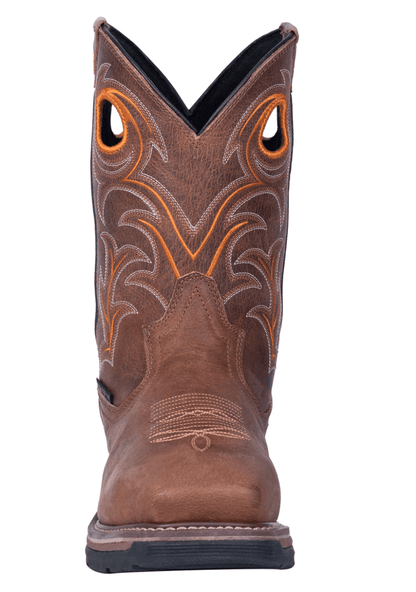 Dan Post Men's Brown Leather Storms Eye Waterproof Composite Toe Work Boots DP59414