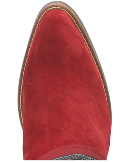 Dingo Women's Red Bandida Cowgirl Ankle Booties DI184-RED-Painted Cowgirl Western Store