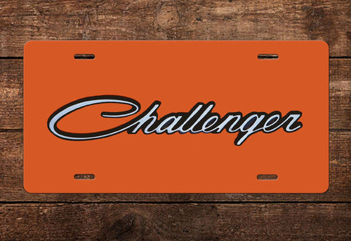 Dodge Challenger License Plate