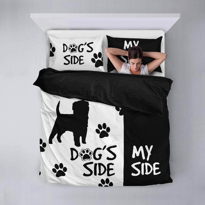 "Dog's Side, My Side" Duvet Cover-KaboodleWorld