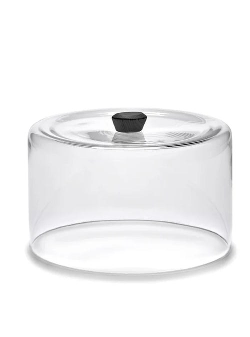 DUNE GLASS DOME WITH BLACK WOOD KNO
