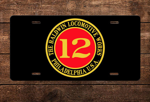 East Tennessee & Western NC RR (ET&WNC) #12 Number Plate License Plate