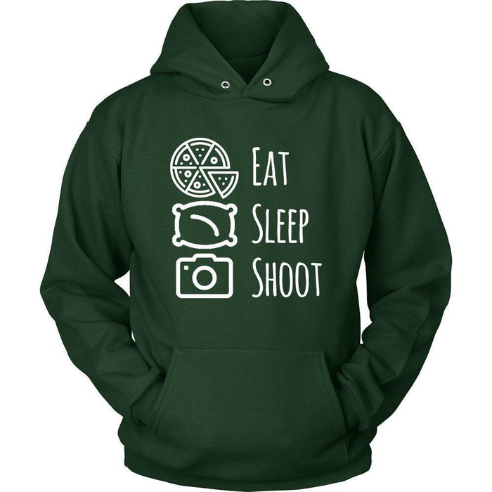 'Eat Sleep Shoot' Unisex Hoodie-KaboodleWorld