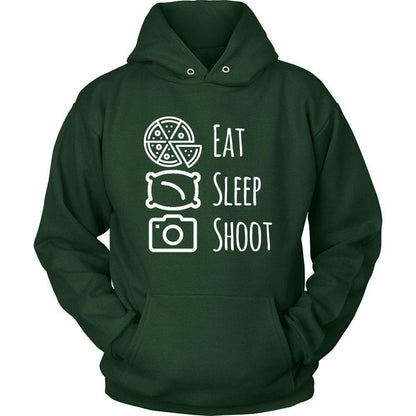 'Eat Sleep Shoot' Unisex Hoodie-KaboodleWorld