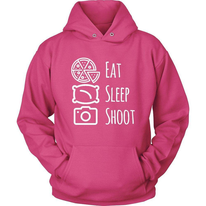 'Eat Sleep Shoot' Unisex Hoodie-KaboodleWorld