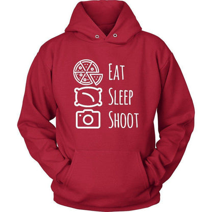 'Eat Sleep Shoot' Unisex Hoodie-KaboodleWorld
