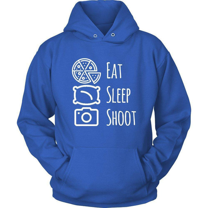'Eat Sleep Shoot' Unisex Hoodie-KaboodleWorld