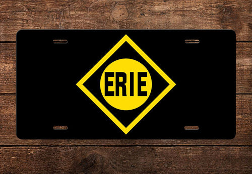 Erie Railroad License Plate