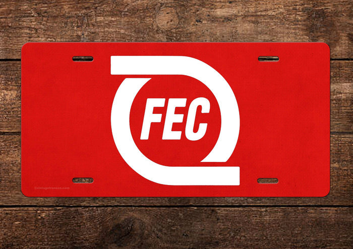 Florida East Coast License Plate