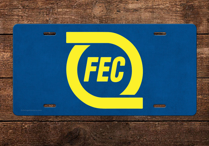 Florida East Coast License Plate