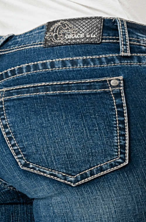 Grace in LA Easy Fit Women's Bootcut Jeans EB51838