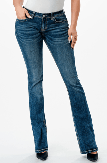 Grace in LA Easy Fit Women's Bootcut Jeans EB51838