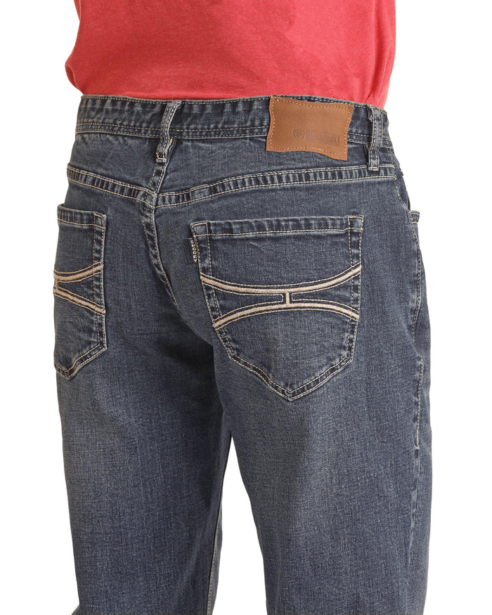 Hooey by Rock & Roll Cowboy Double Barrel Relaxed Fit Boot Jeans HYMDTBR1IG-Painted Cowgirl Western Store