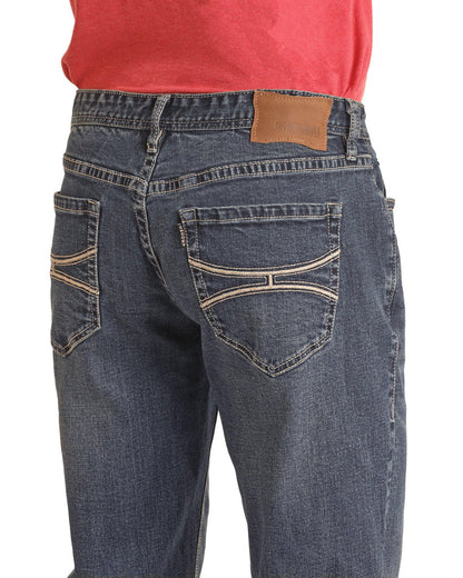 Hooey by Rock & Roll Cowboy Double Barrel Relaxed Fit Boot Jeans HYMDTBR1IG-Painted Cowgirl Western Store