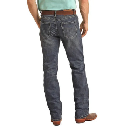Hooey by Rock & Roll Cowboy Men's Double Barrel Stackable Bootcut Jeans HYMDTBRZRZ-Painted Cowgirl Western Store