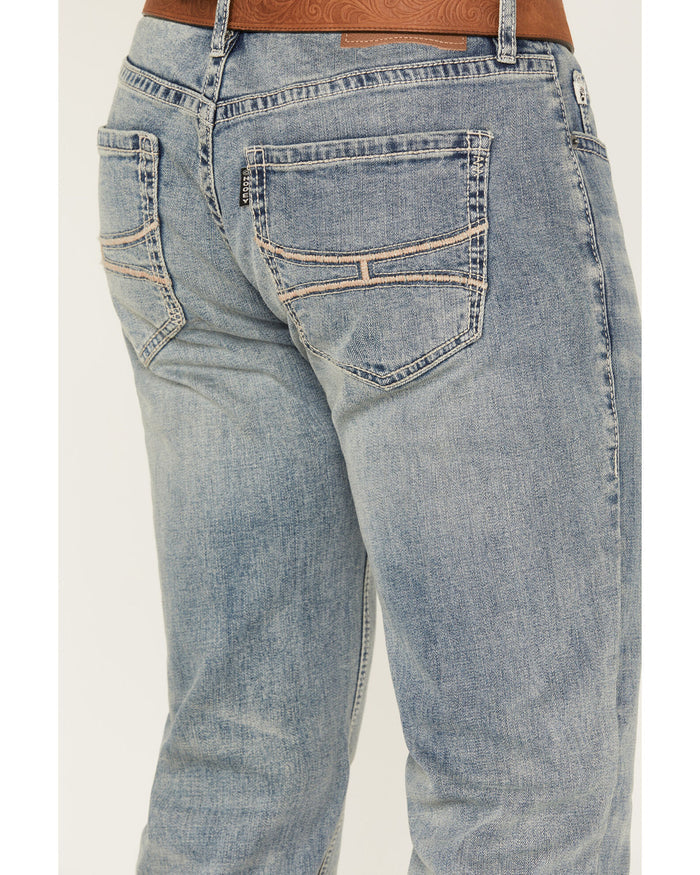 Hooey by Rock & Roll Cowboy Revolver Slim Fit Straight Leg Jeans HYMD1RR1CK-Painted Cowgirl Western Store