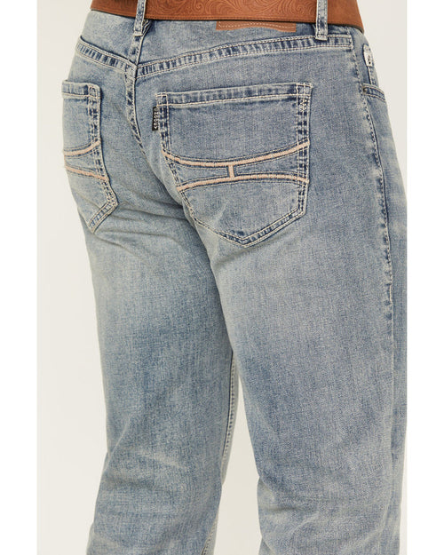 Hooey by Rock & Roll Cowboy Revolver Slim Fit Straight Leg Jeans HYMD1RR1CK-Painted Cowgirl Western Store