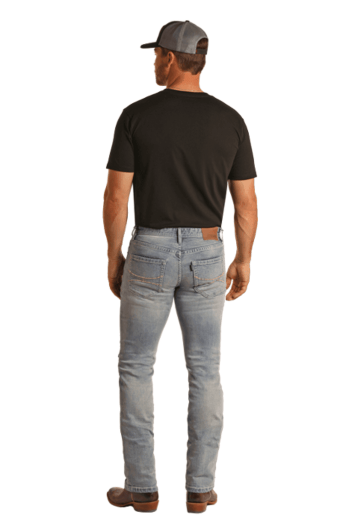 Hooey by Rock & Roll Cowboy Revolver Slim Fit Straight Leg Jeans HYMD1RR1CK