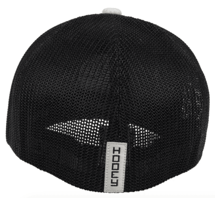 Hooey "Cayman" Grey/Black Flexfit Ball Cap 2104BLBK