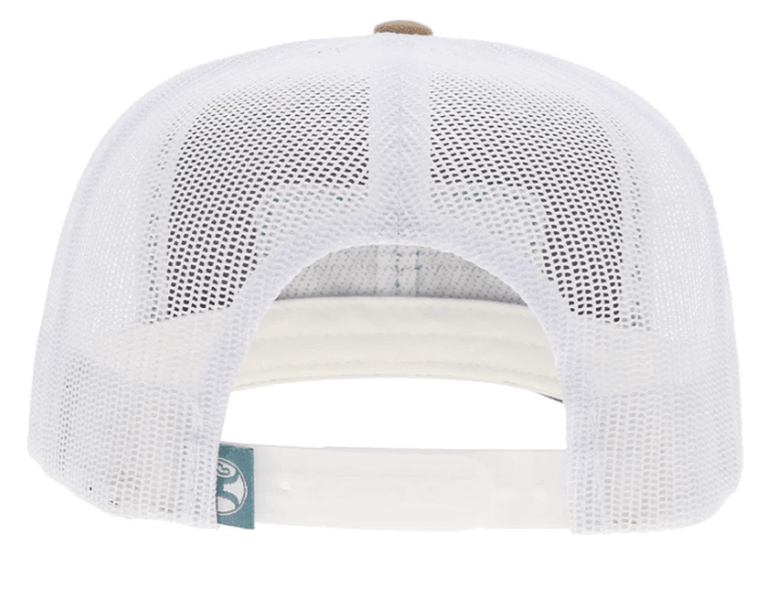 Hooey Horizon Tan & White Trucker Snapback Hat 2335T-TNWH