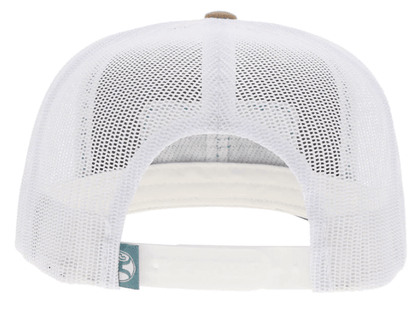 Hooey Horizon Tan & White Trucker Snapback Hat 2335T-TNWH