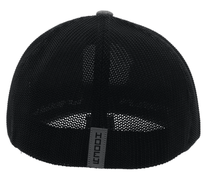 Hooey Men's "Cheyenne" Grey Flexfit Ball Cap 2344GYBK