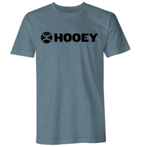Hooey Men's "Lock-Up" Denim Tee HT1687DE