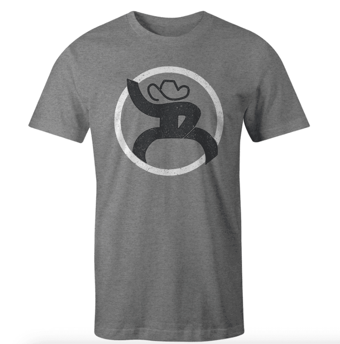 Hooey Men's Roughy 2.0 Grey Tee RT1516GY