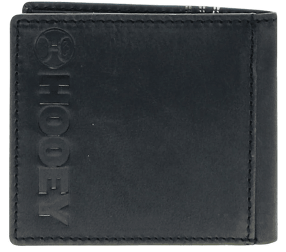 Hooey Ranger Black Rodeo Boot Stitch Bi-Fold Wallet HBF016-BK