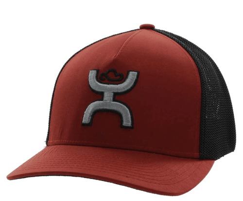 Hooey "Coach" Rust Flexfit Ball Cap 2212RUBK