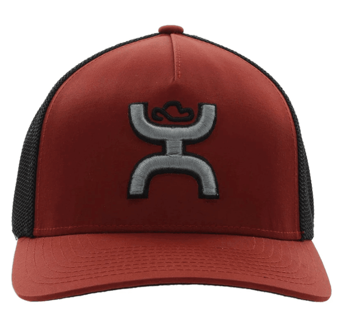 Hooey "Coach" Rust Flexfit Ball Cap 2212RUBK