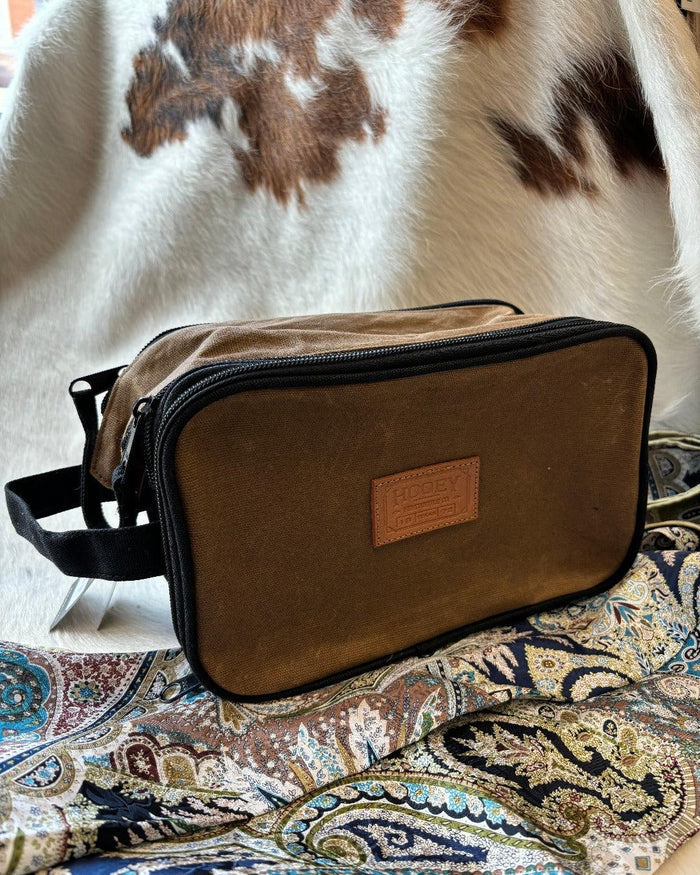 Hooey Tan Dopp Kit Toiletry Bag DK006-Painted Cowgirl Western Store