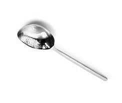 JUPITER LARGE SERVING SPOON IN POLISHED SILVER